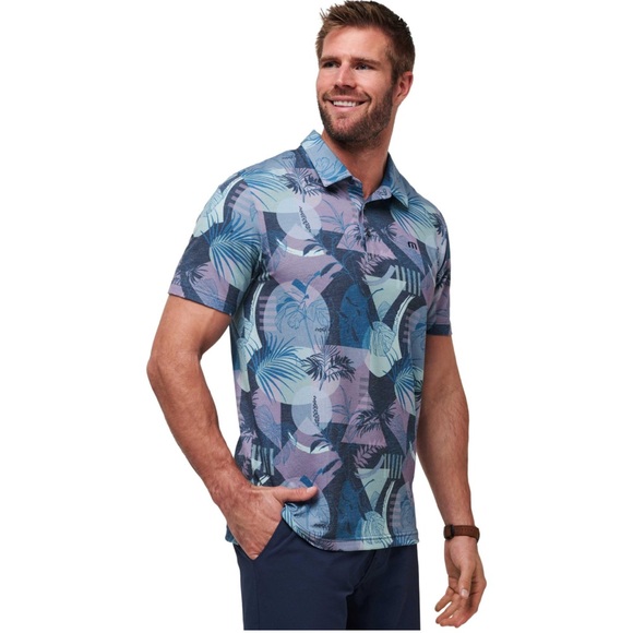 NEW TRAVIS MATTHEW Men's Featherweight Summer Polo Shirt Size:M